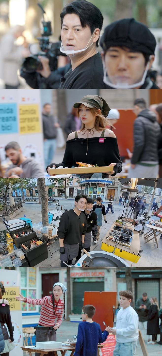 ‘길바닥 밥장사’. 사진| JTBC