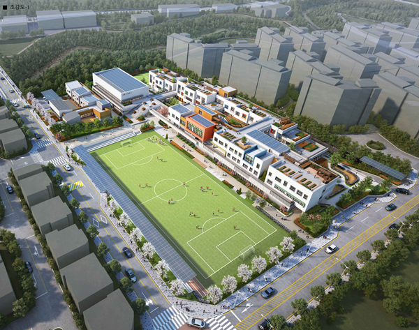 아라월평초중학교 조감도 / 사진=교육청