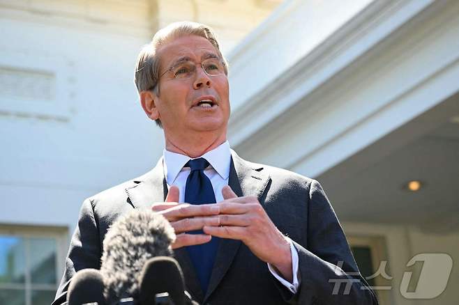 스콧 베선트 미국 재무부 장관 ⓒ AFP=뉴스1 ⓒ News1 류정민 특파원