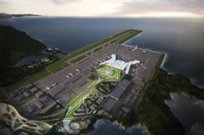 가덕도신공항(여객터미널 포함) 조감도. 가덕도신공항건설공단 제공