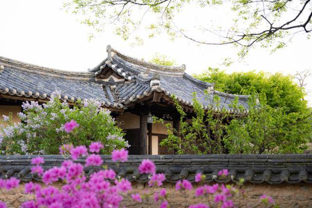 만죽재와 함께 국가유산으로 지정된 해우당의 모습.