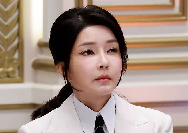 윤석열 전 대통령 부인 김건희 여사. 대통령실통신사진기자단