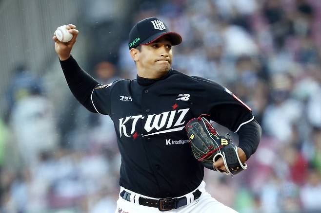 kt 외국인 에이스 쿠에바스. kt