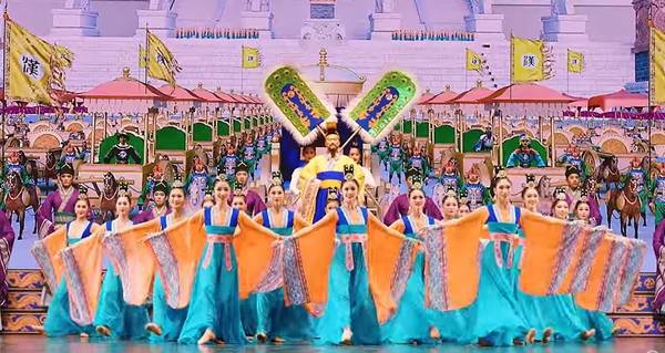 션윈예술단이 홈페이지를 통해 공개한 공연. /션윈예술단 홈페이지 영상 캡처