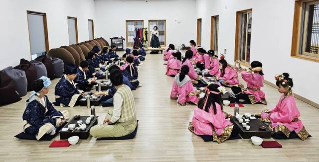 익산 백제문화체험관 다도 체험/사진 제공=익산시
