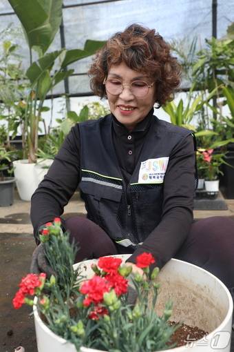 김민자 씨./뉴스1