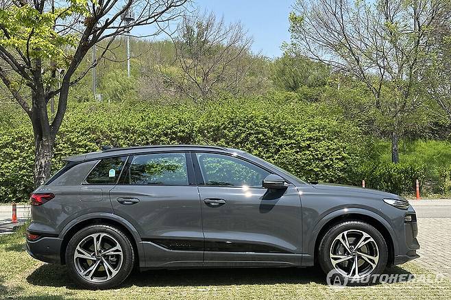 아우디 Q6 e-트론(오토헤럴드 김훈기 기자)