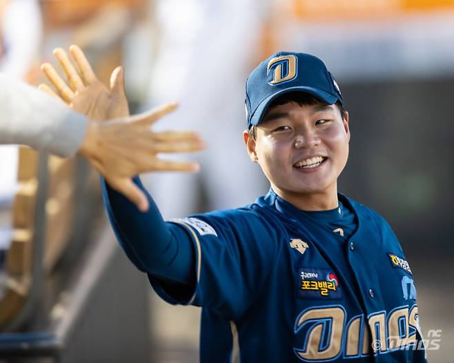 NC 다이노스 시절 김수윤. NC 제공