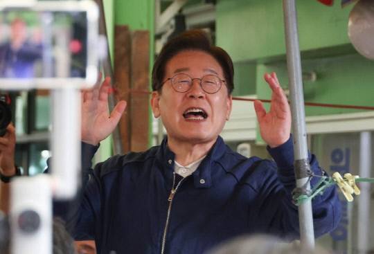 더불어민주당 이재명 후보. 연합뉴스