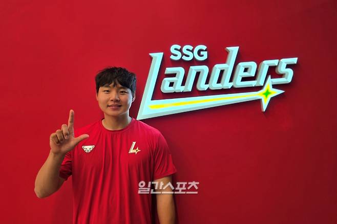 지난 1일 인천에서 만난 SSG 김수윤. 인천=윤승재 기자