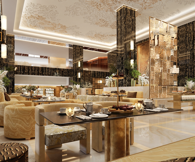 만다린 오리엔탈 홍콩의 새로운 로비 라운지 디자인 / 사진=만다린 오리엔탈 호텔 그룹
