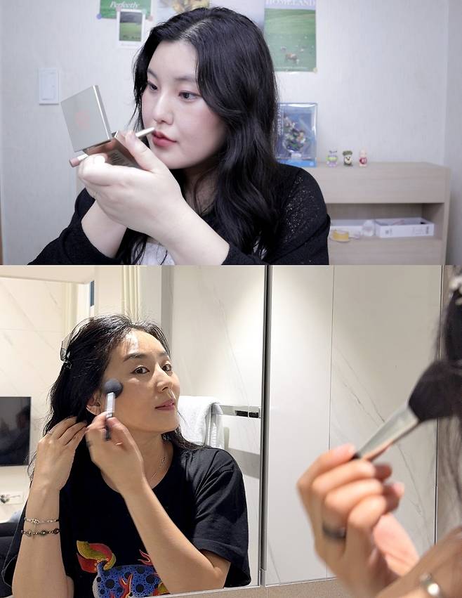‘썰’을 기반으로 변주된 ‘GRWM’ 크리에이터(위쪽부터 @쮸디다욧@flower_dana_)들은 화려한 기술보다 말의 힘, 즉 ‘수다술’로 승부를 건다.