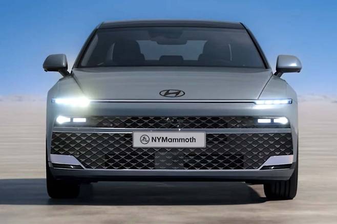 현대차 그랜저 페이스리프트 (출처: 뉴욕맘모스)