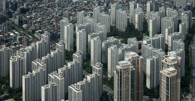 서울 강남권 아파트 단지의 모습. 2025.05.06. 뉴시스