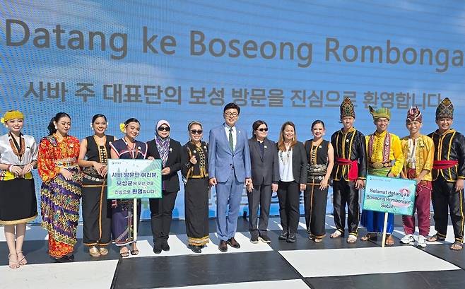 보성군민들 말레이시아 사바주 손님들 환대