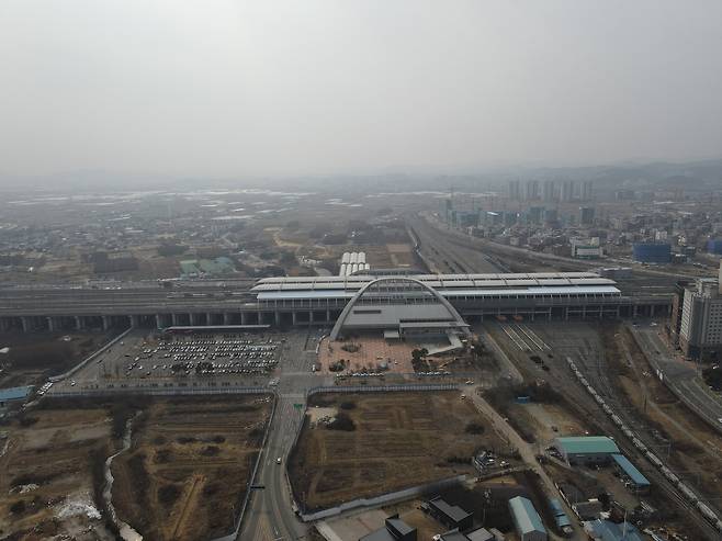 경부·호남고속철도 분기역 청주 KTX오송역 전경. / 뉴스1