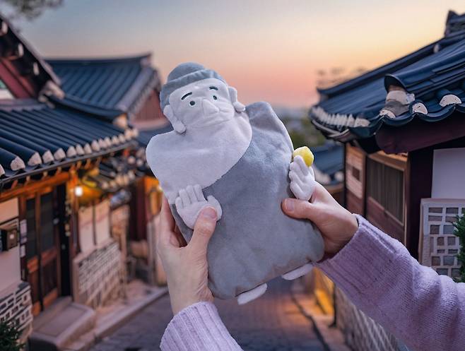 약사여래 찜질 핫팩. /국립박물관문화재단