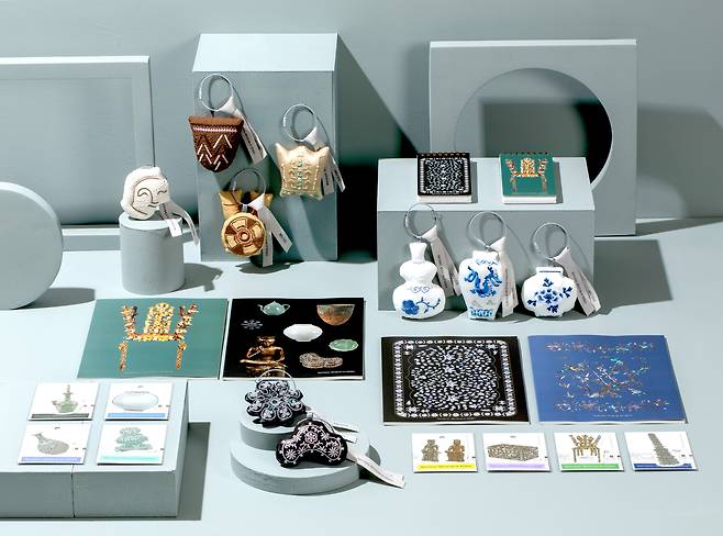 뮷즈 키링 모음. /국립박물관문화재단