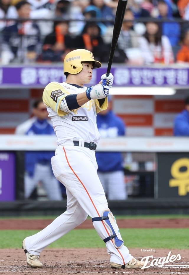 문현빈은 20년 만의 한화 9연승을 이끌 수 있을까. 사진=한화 제공