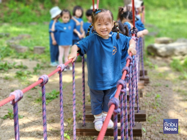 속리산-밧줄놀이터. ⓒ산림청