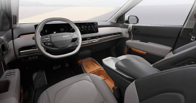 기아 EV3 내장. (사진=기아)