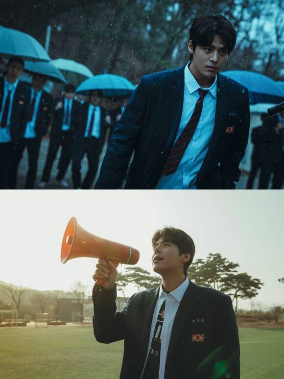 배우 려운이 "굉장히 치열했으며 노력을 많이 필요로 했던 작품이다. 그럼에도 불구하고 굉장히 행복했던 작품으로 기억될 것 같다'고 약한영웅 Class2'를 떠나보내는 소감을 전했다. /넷플릭스