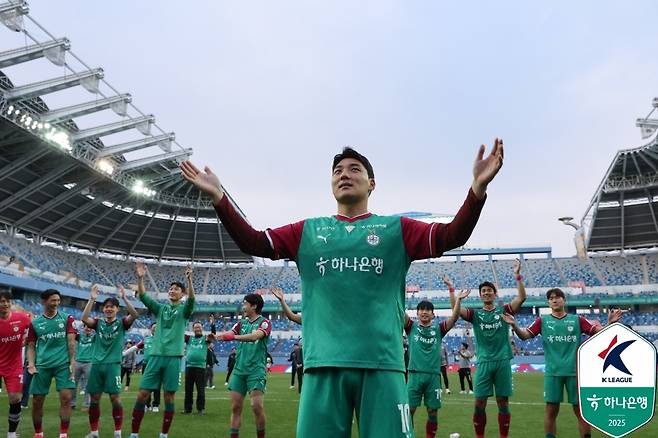 대전의 주민규(한국프로축구연맹 제공)
