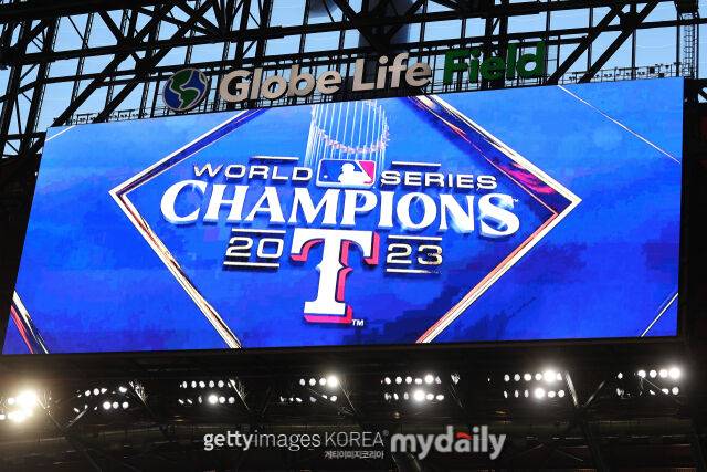 2023년 월드시리즈(WS) 우승을 차지한 텍사스 레인저스./게티이미지코리아