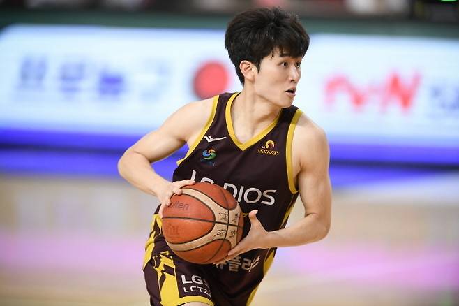 창원 LG 양준석. 사진=KBL
