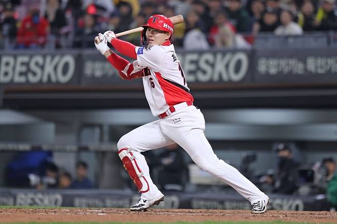 ▲ 최원준이 정상 타격감을 찾아 다시 1군에 올라오면 KIA 외야는 유동성이 더 좋아질 것으로 기대된다 ⓒKIA타이거즈