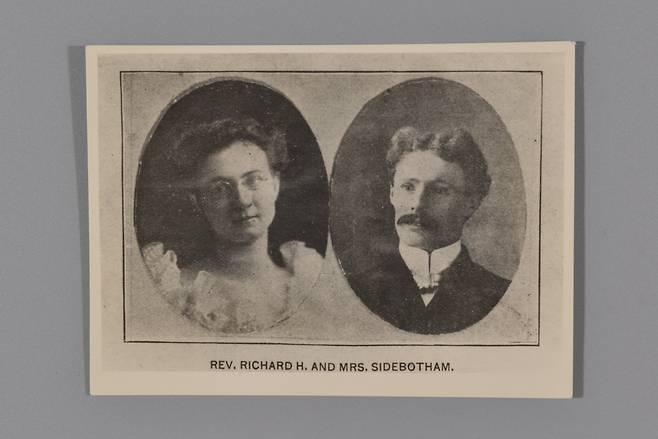 사보담 목사 부부. 부인 에피 엘든 브라이스는 교회 피아니스트였다. 사보담 목사는 1899년11월 미국 북장로교 선교사로 대구에 파견됐다. 이 지역에서 가장 먼저 피아노를 들여온 주인공이다./부산박물관