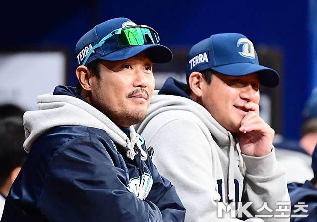 NC 지휘봉을 잡고 있는 이호준 감독. 사진=김영구 기자