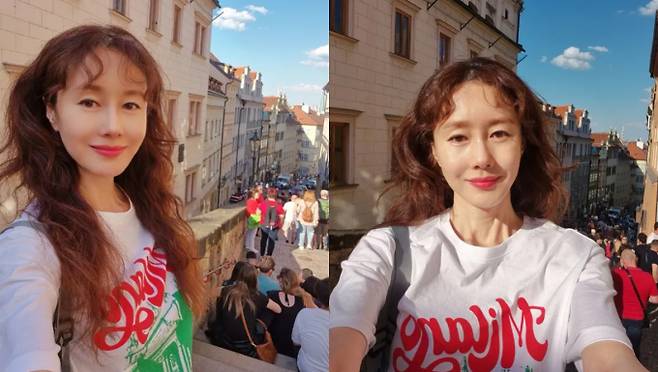 김지수, 소소한 유럽 일상 공개...“김치 한 조각도 소중해” (출처: 인스타그램)