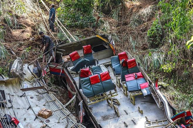 사고 현장. /사진=AFP
