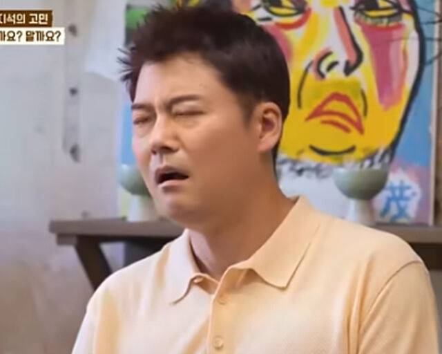 지석진과 김용만의 이야기에 전현무가 얼굴을 찌푸렸다. / ENA '현무카세' 캡처