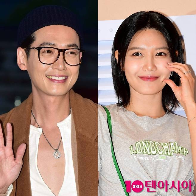 배우 정경호-소녀시대 수영/사진 = 텐아시아 사진DB