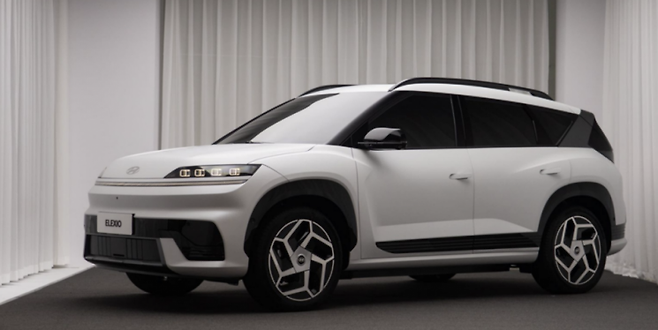 베이징현대가 지난 4월 공개한 중국 첫 전용 전기차 모델 일렉시오(ELEXIO). 현대차 제공