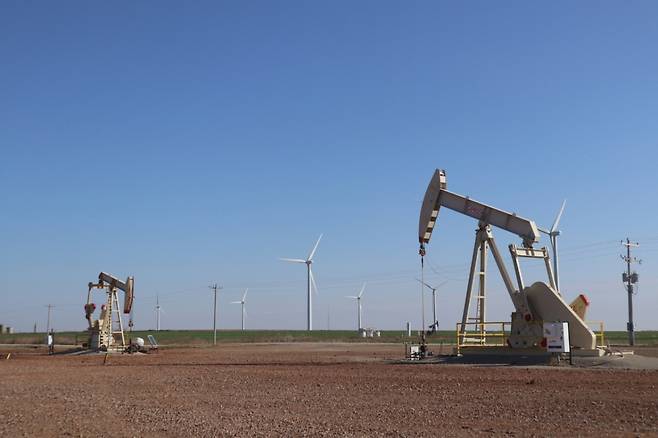 미국 오클라호마주 광구 셰일 생산시설./사진=머니투데이DB