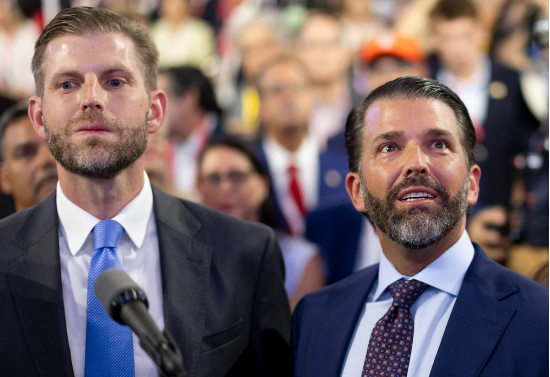 에릭 트럼프, 도널드 트럼프 주니어. (출처=연합뉴스)