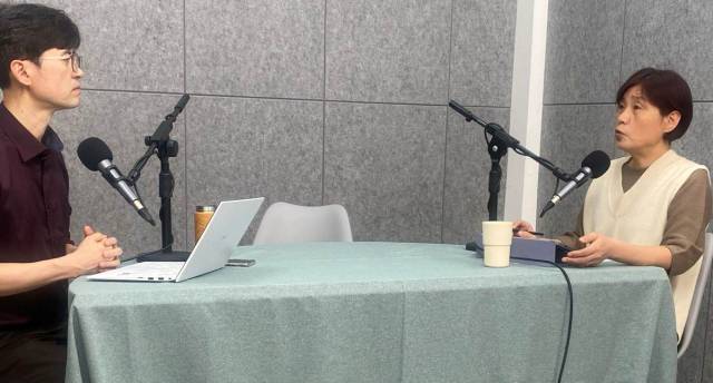 ▲<강상구 시사콕>에 출연 중인 서복경 대표. ⓒ프레시안