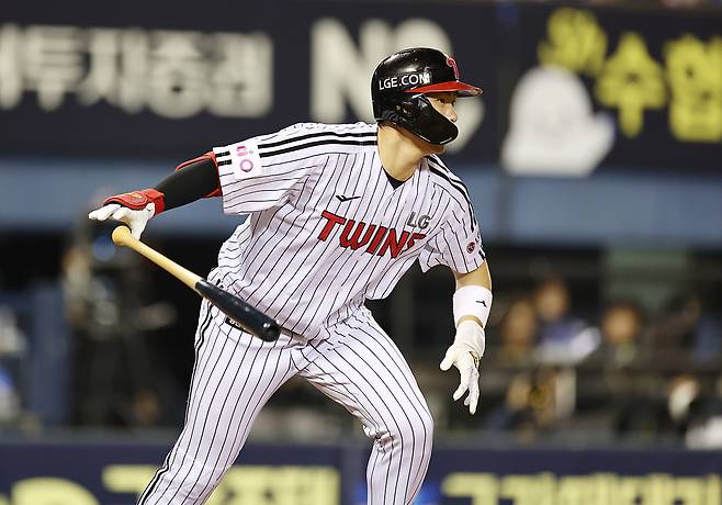 LG 홍창기. 연합뉴스