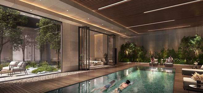 고급 호텔식 프라이빗 풀