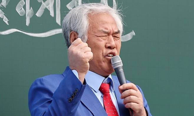 전광훈 사랑제일교회 목사. 연합뉴스