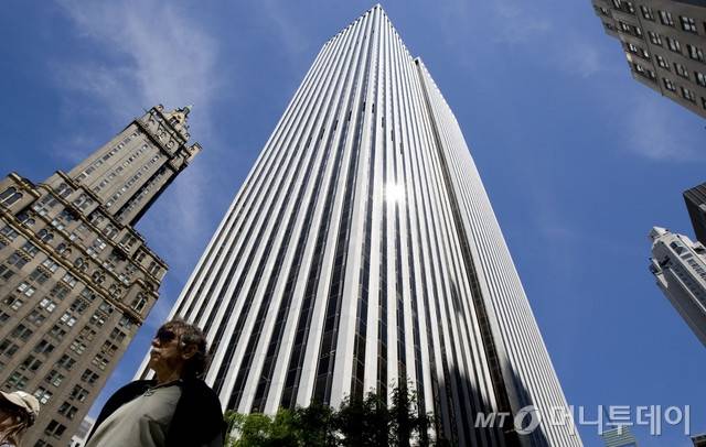미국 맨하탄 소재 한 빌딩/사진=블룸버그