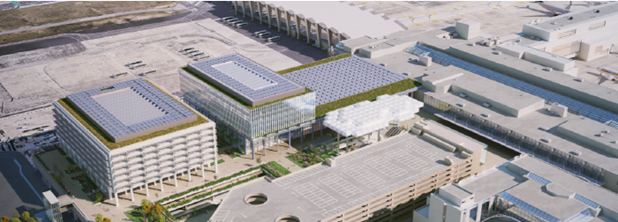 브뤼셸공항 리뉴얼 조감도