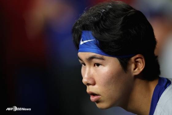 경기를 준비하는 김혜성의 모습. /AFPBBNews=뉴스1