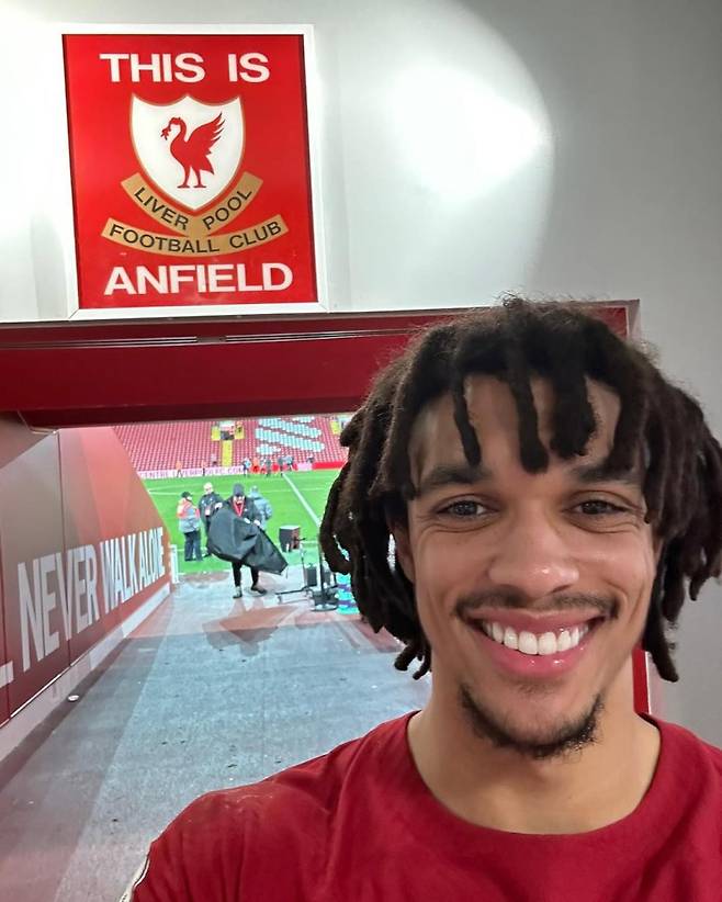 리버풀 수비수 아놀드. 사진=아놀드 SNS