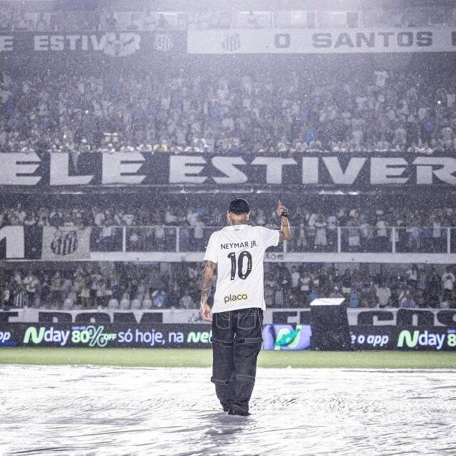 네이마르. 브라질 산투스에서 뛰고 있다. /소셜미디어