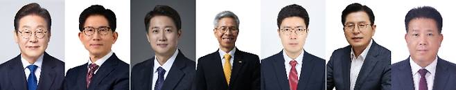 제21대 대통령 선거에 총 7명의 후보가 등록한 것으로 11일 집계됐다. 우측에서 세 번째가 기호 6번 자유통일당 구주와 후보. 연합뉴스