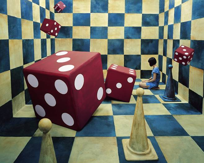 이지영 작가의 작품 'Neverending Race'. 사진=의정부문화재단